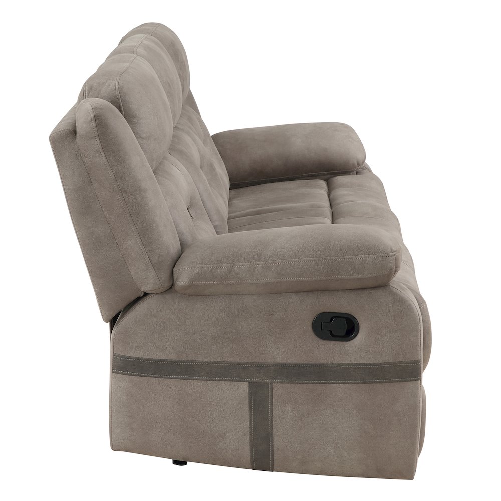 Abilene Tan Manual Sofa. Picture 3
