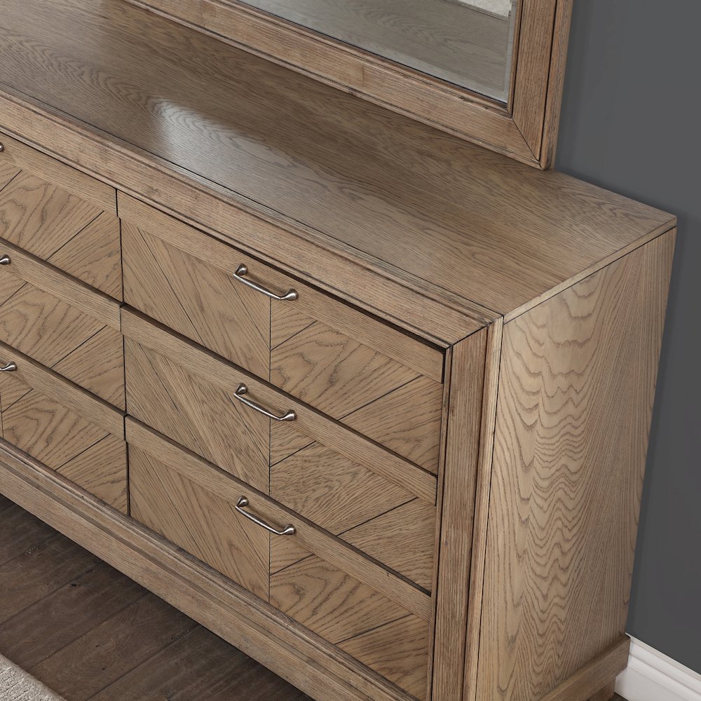 Montana Dresser and Mirror, Sand. Picture 9