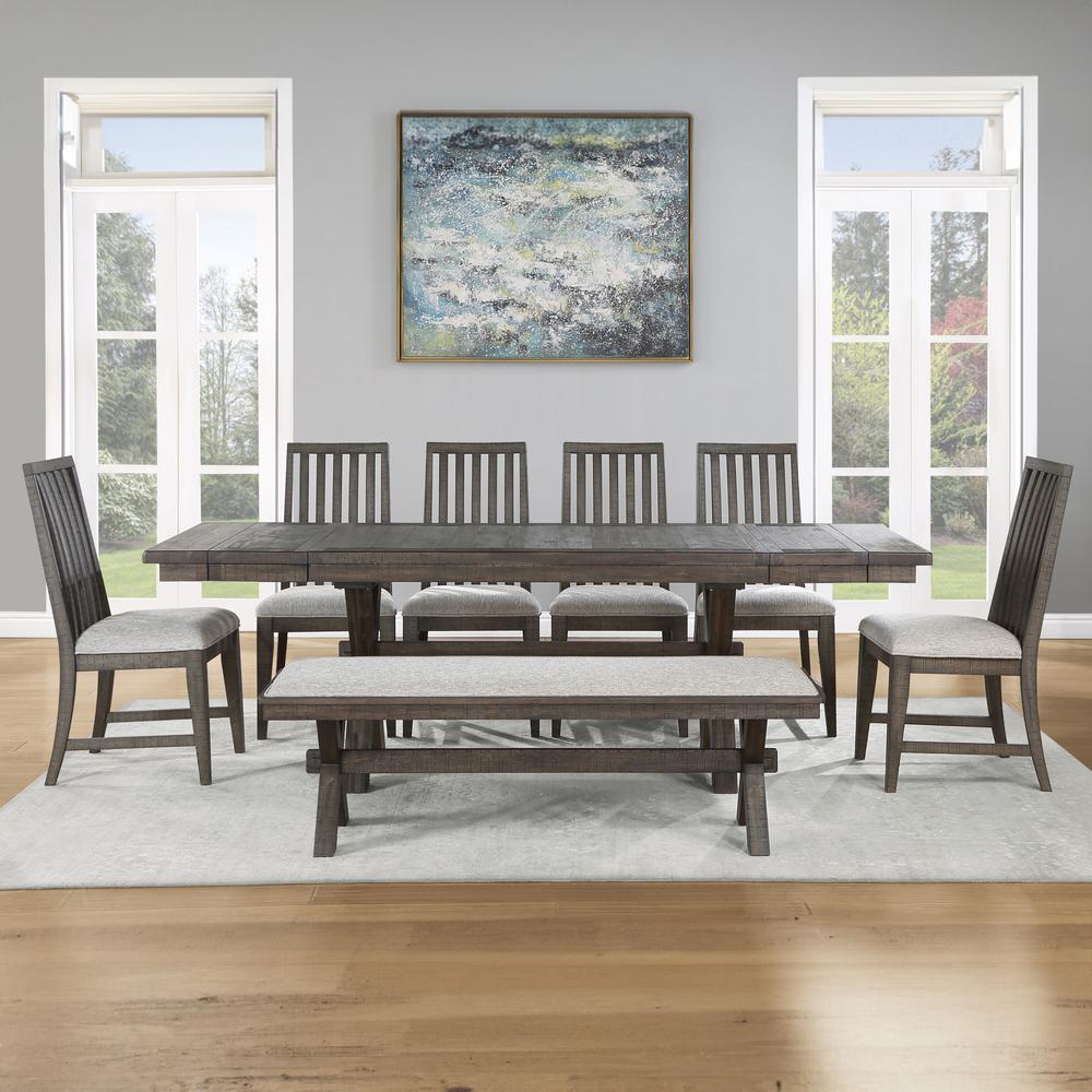 Riverdale Bench, Black. Picture 3