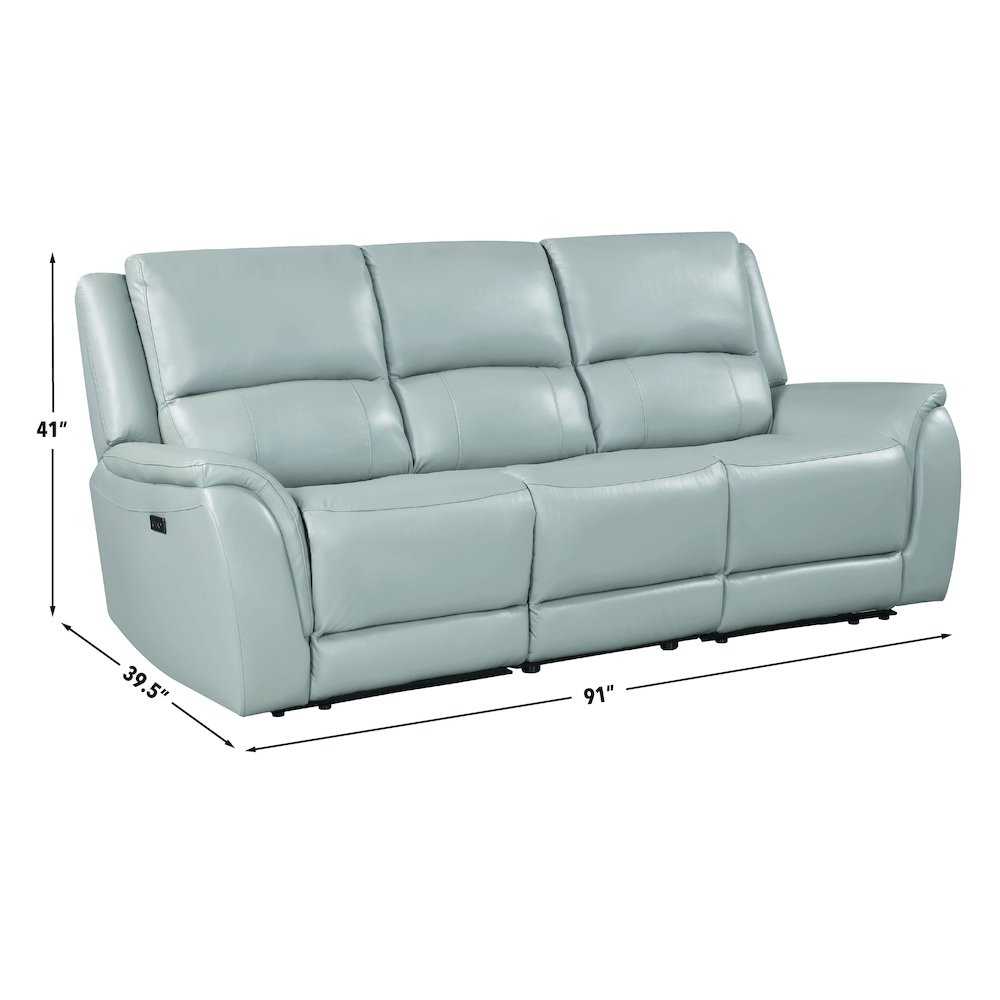 Alexandria Leather Power Reclining Sofa,. Picture 10