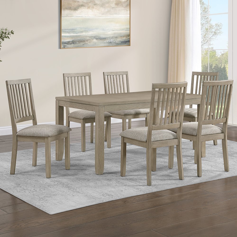 Yorktown Sand 7PC Dining Set. Picture 6
