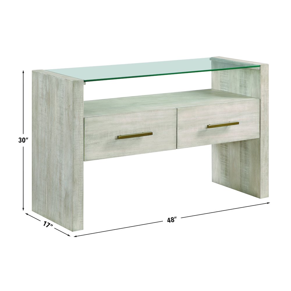 Garland Blonde Sofa Table. Picture 9