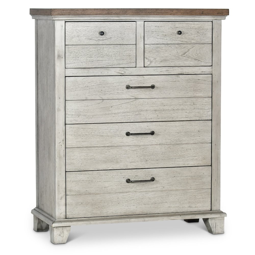 Bear Creek Five Drawer Chest. Picture 1