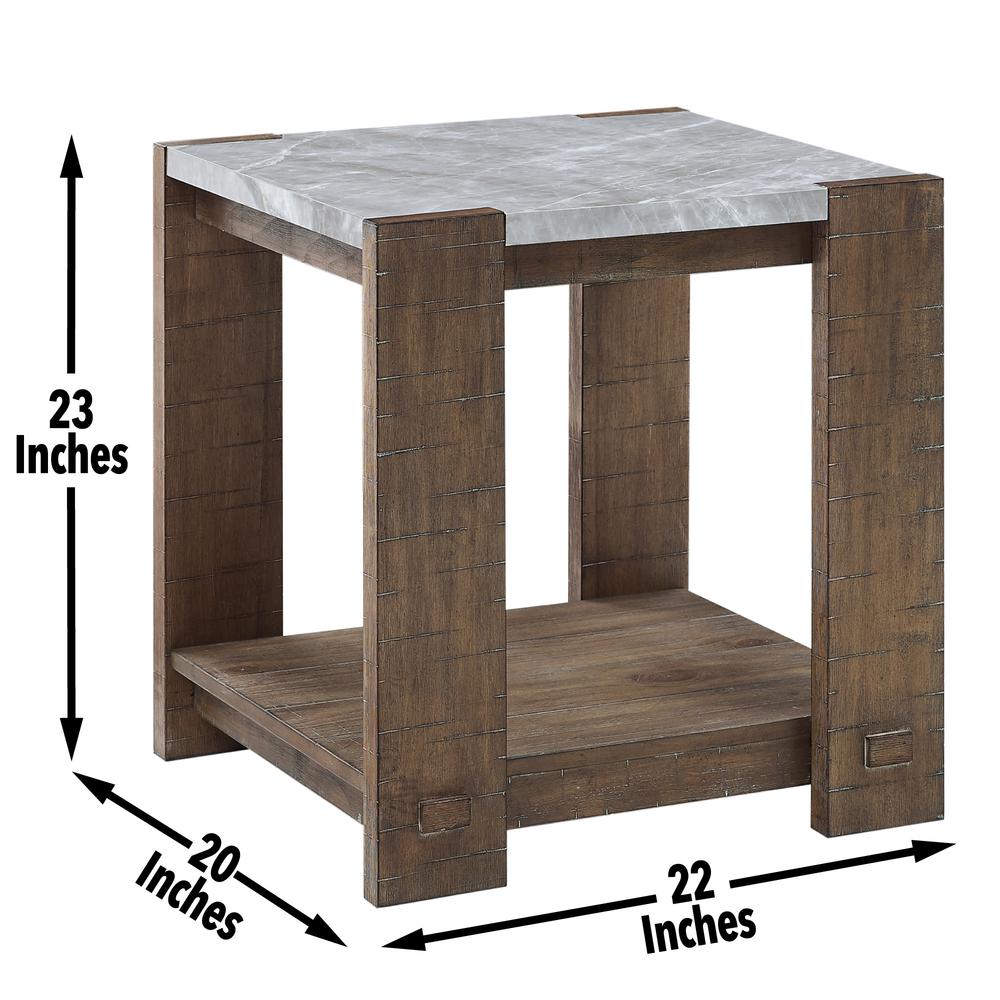 Libby Sintered Stone End Table. Picture 5