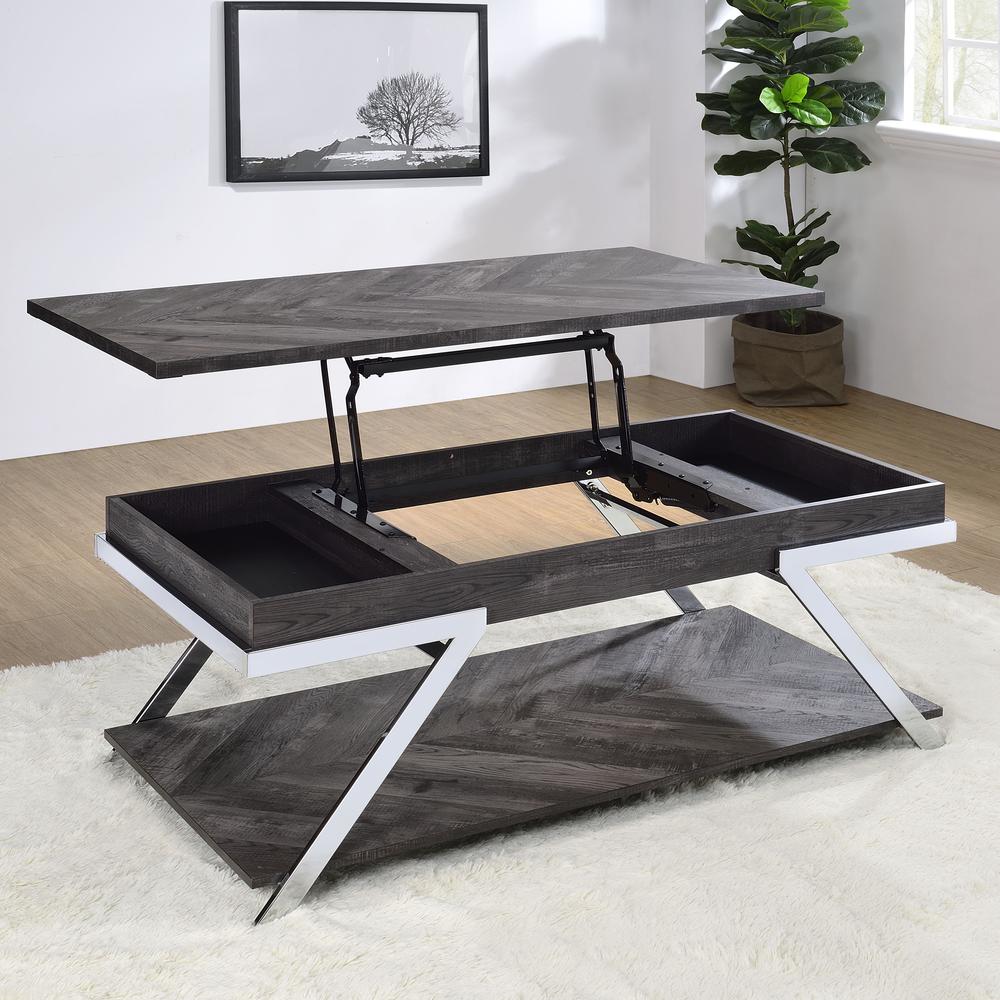 Roma Lift Top Cocktail Table. Picture 4