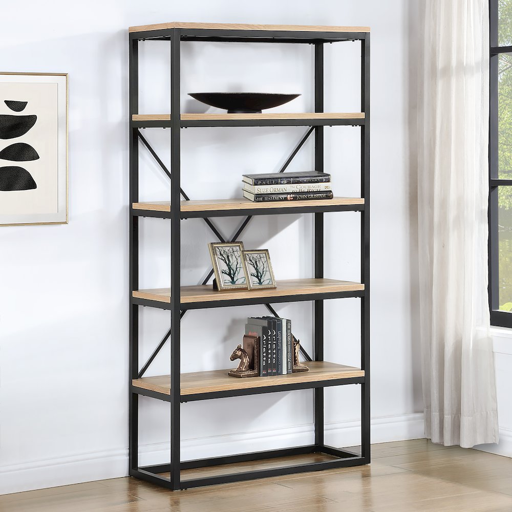 Magnolia Black Bookcase. Picture 5