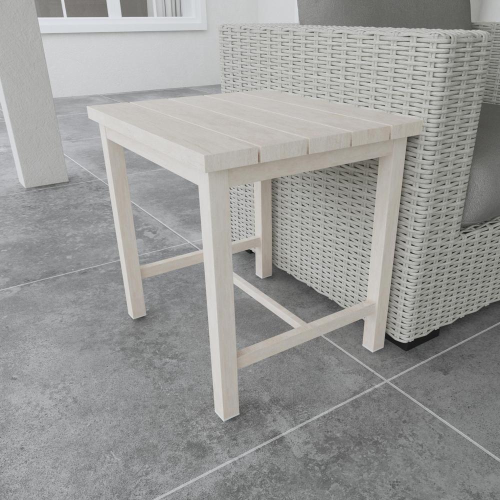 Blakely Outdoor Aluminum End Table. Picture 4