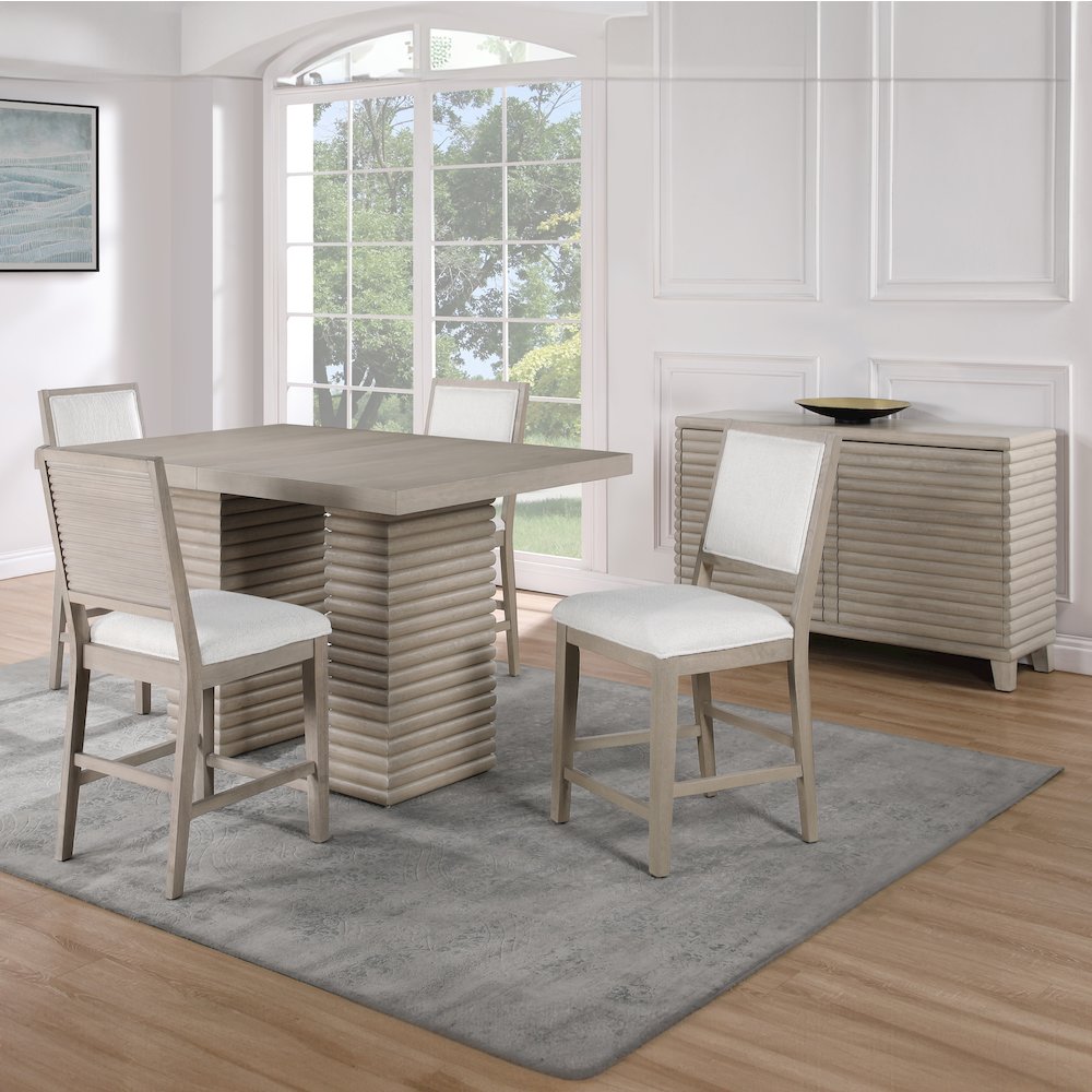 Lily 5-Piece Counter Dining Set. Picture 5