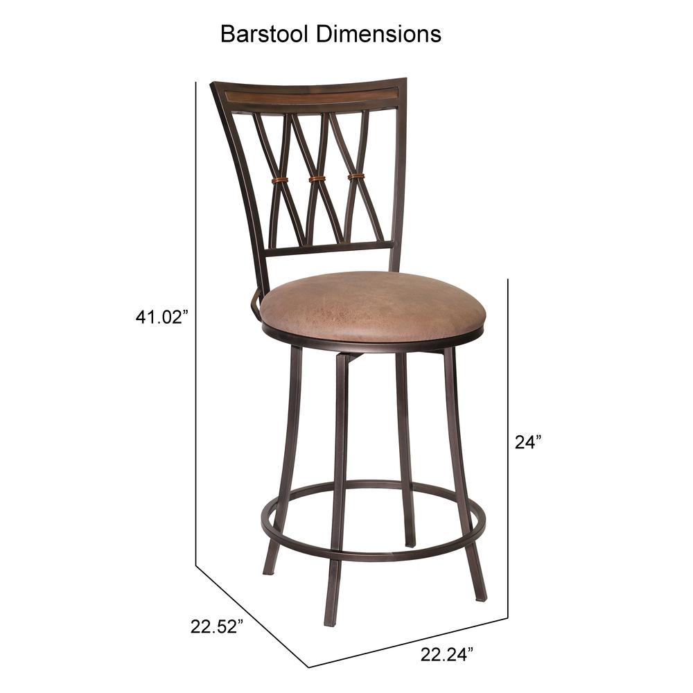Sedona Swivel Counter Stool. Picture 2
