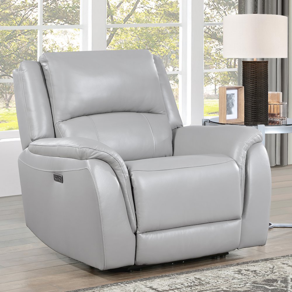Alexandria PWR Recliner Stone. Picture 6