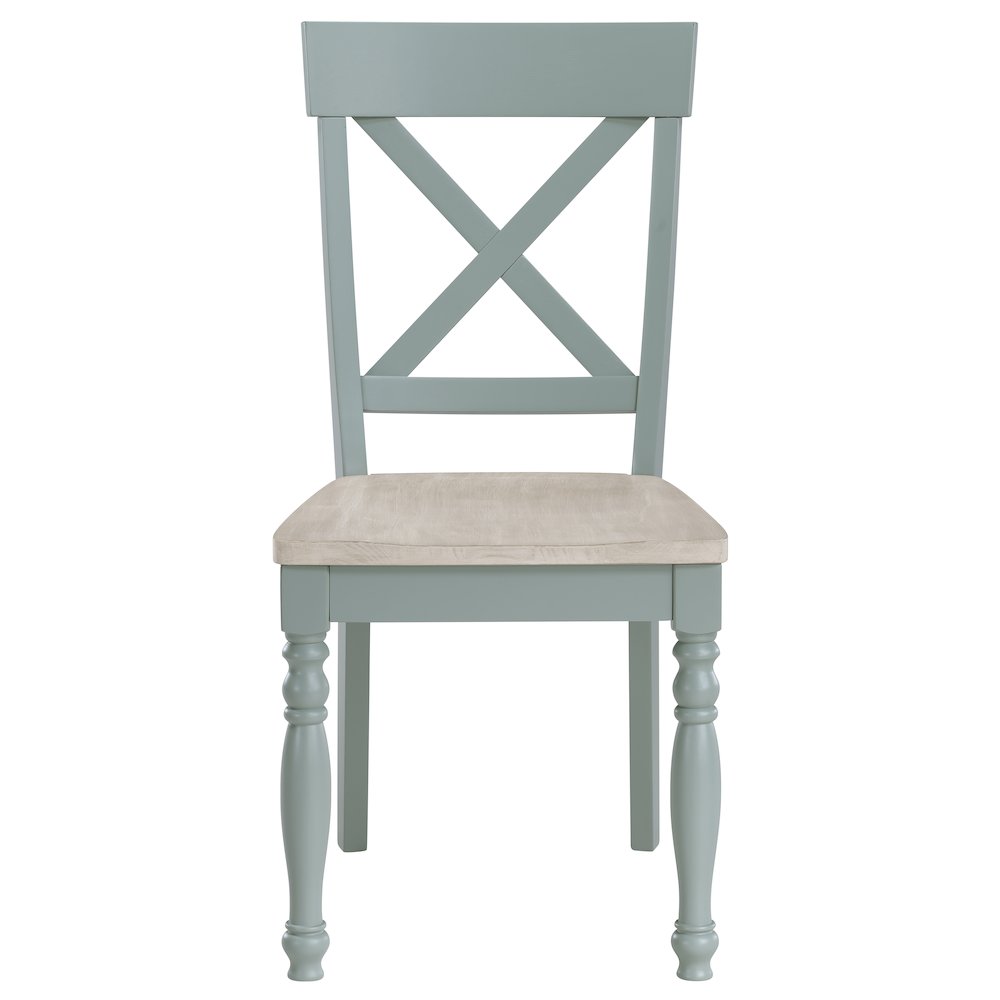 Darcy Green Side Chair. Picture 3