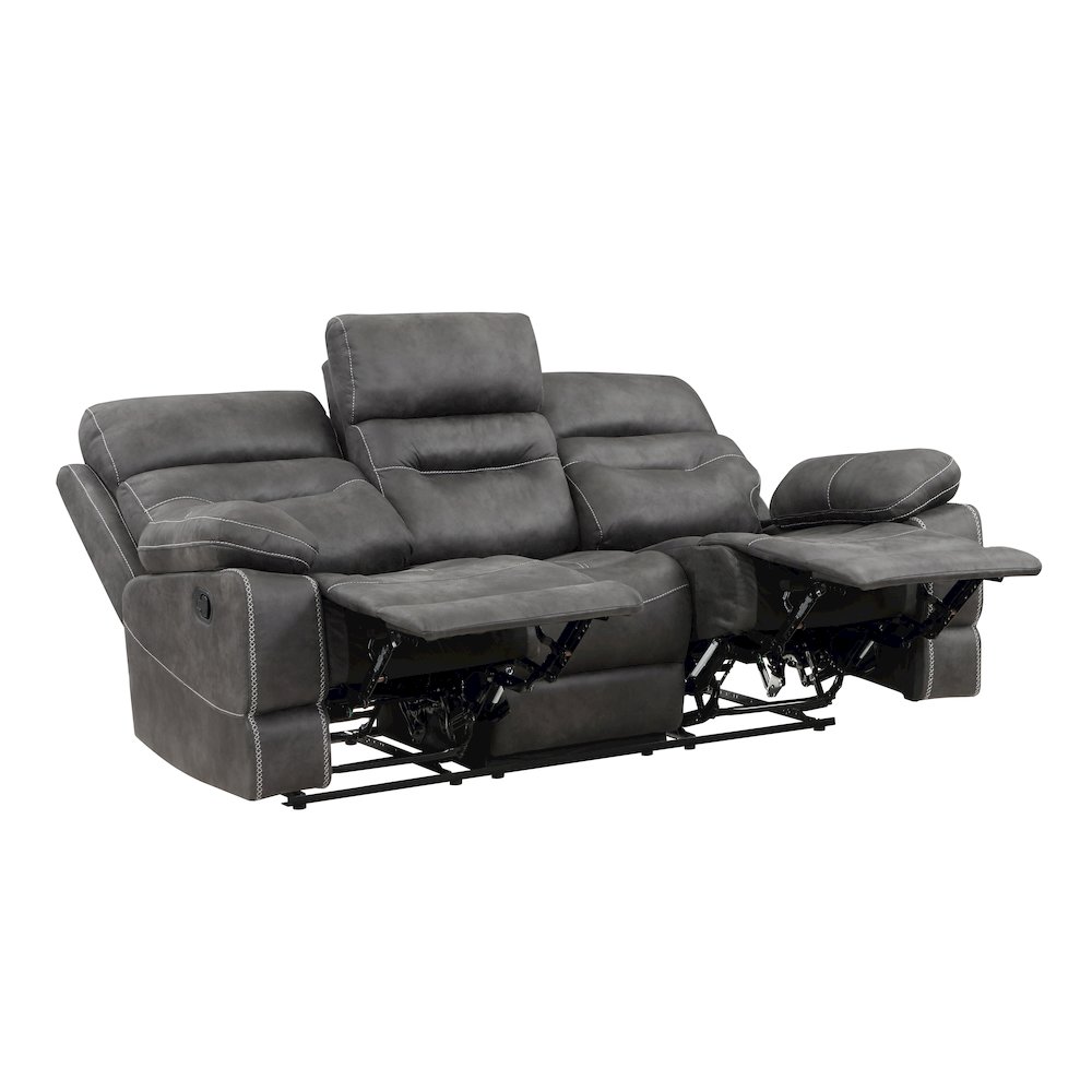 Rudger Gray Manual Sofa. Picture 2