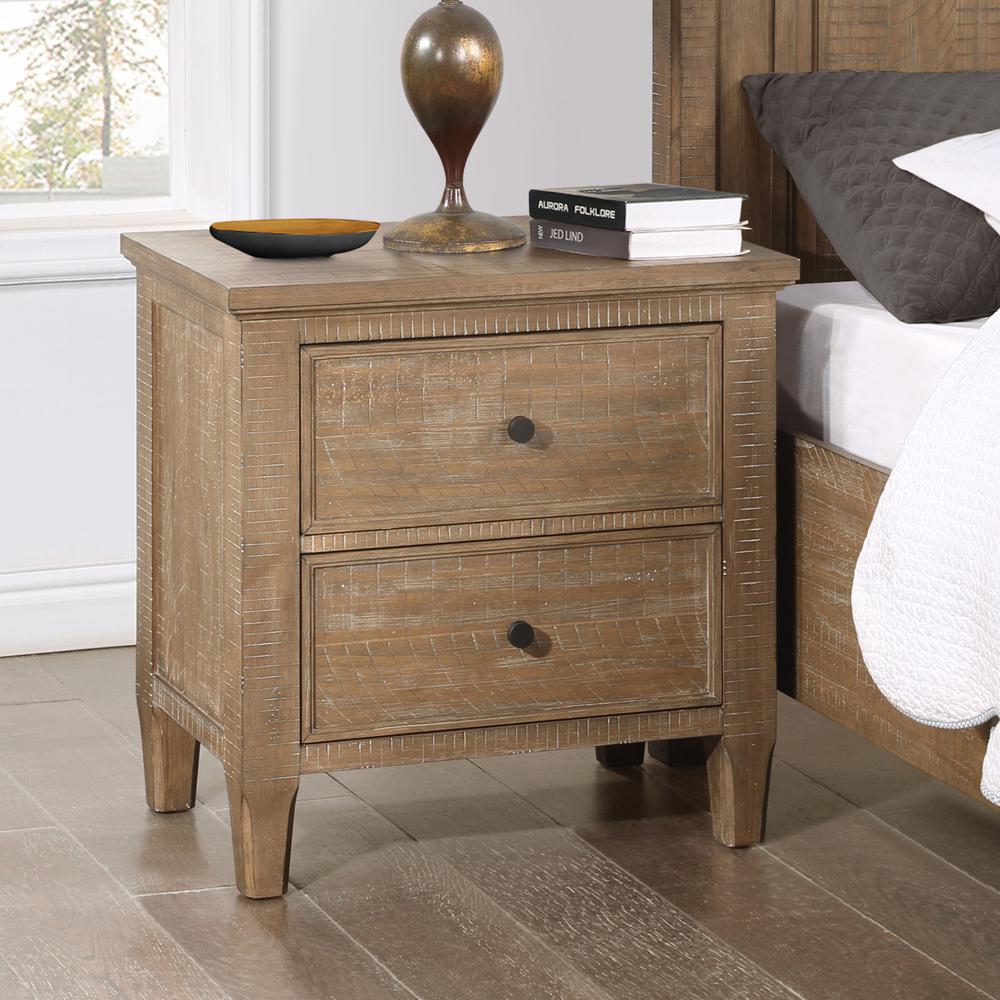 Riverdale 2 Drawer Nightstand. Picture 3