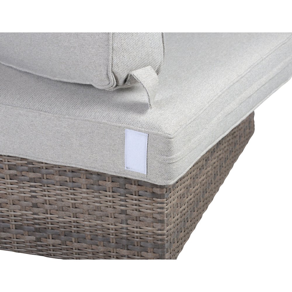 Tamyra Wicker Patio Armless Chairs (Set of 2). Picture 6