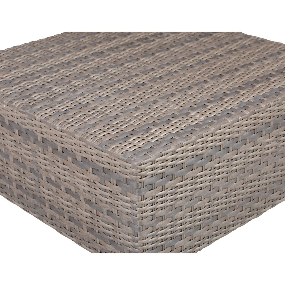 Tamyra Corner Side Table & Ottoman. Picture 2