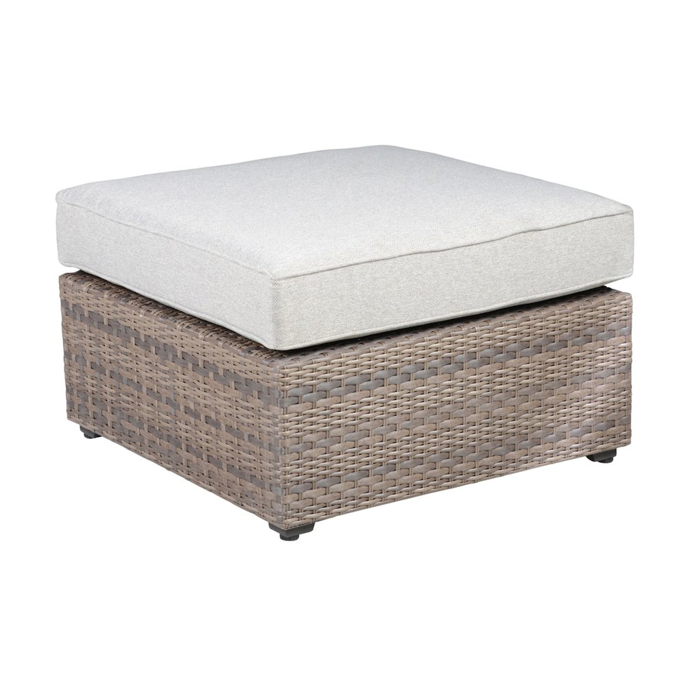 Tamyra Corner Side Table & Ottoman. Picture 4