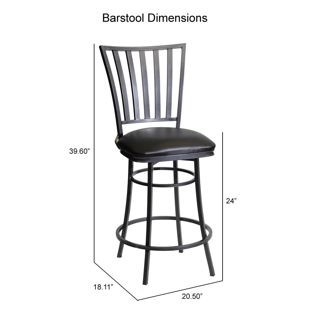 Stellan Swivel Counter Stool. Picture 2