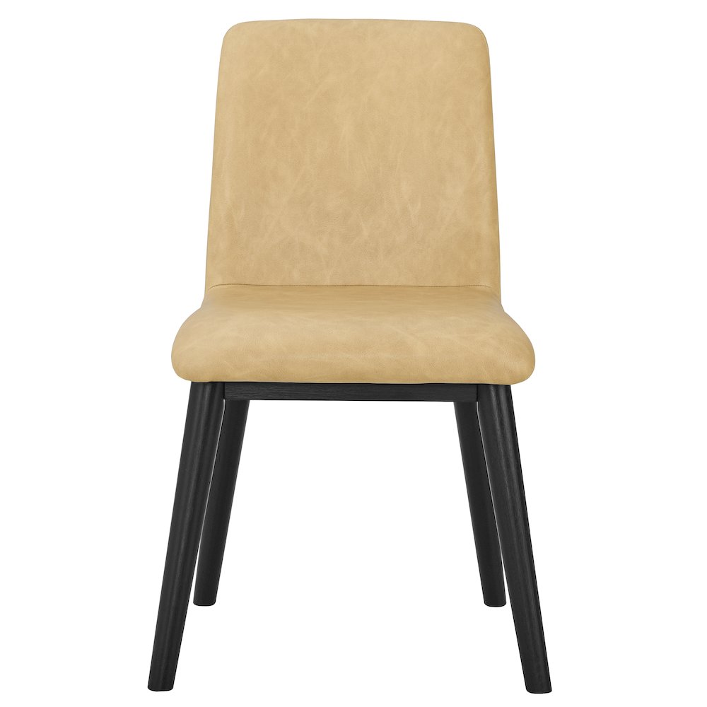 Vida-Black Sand PU Side Chair. Picture 3