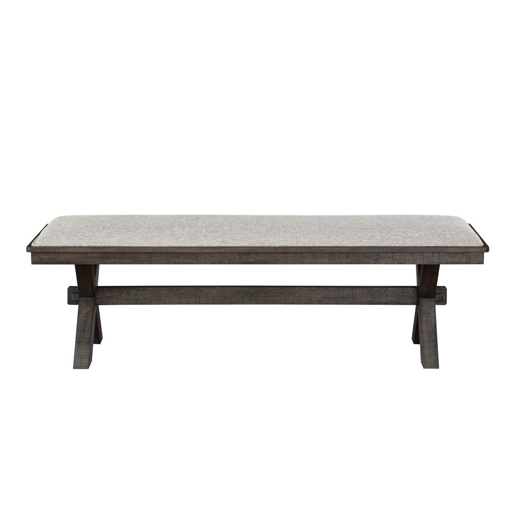 Riverdale Bench, Black. Picture 1