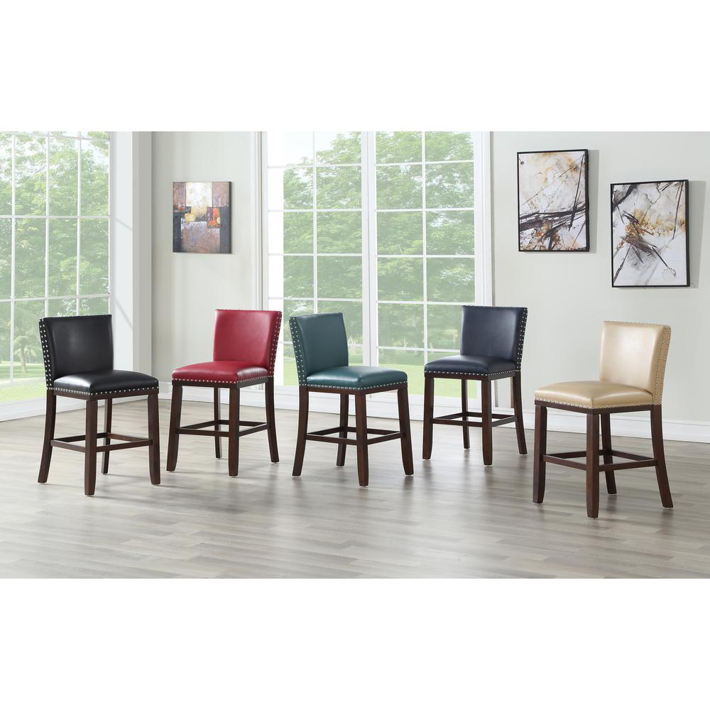 Tiffany Black KD Counter Stool - set of 2. Picture 3