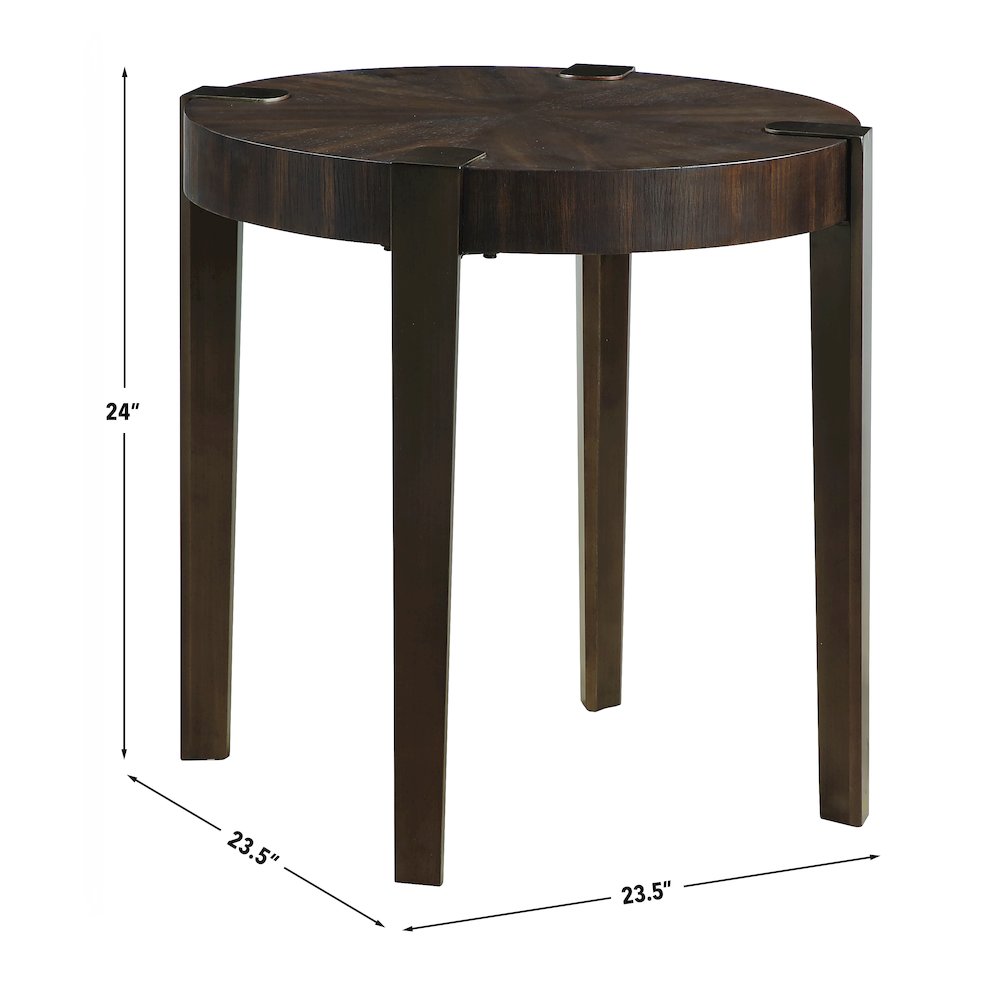 Gracie End Table, Brown. Picture 5