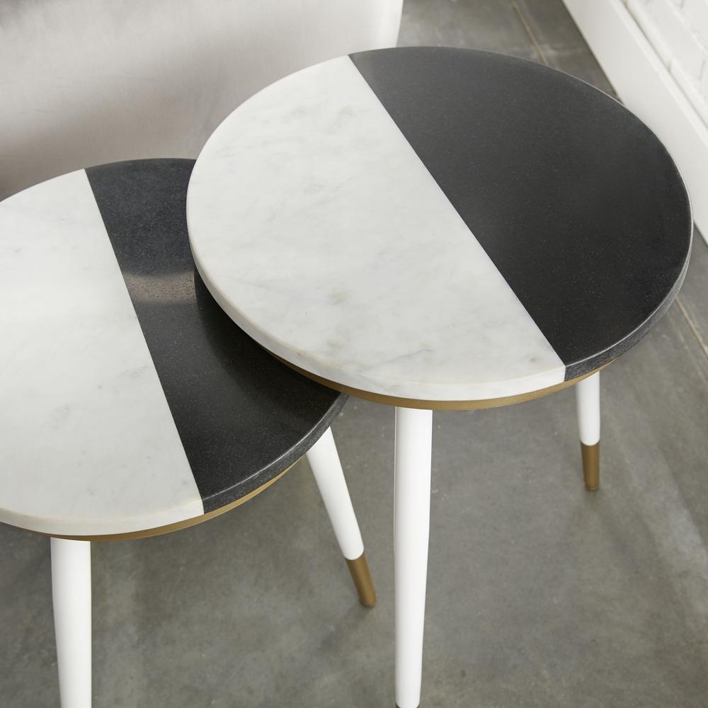 Taj 2-Pack Marble Top Side Tbls. Picture 4
