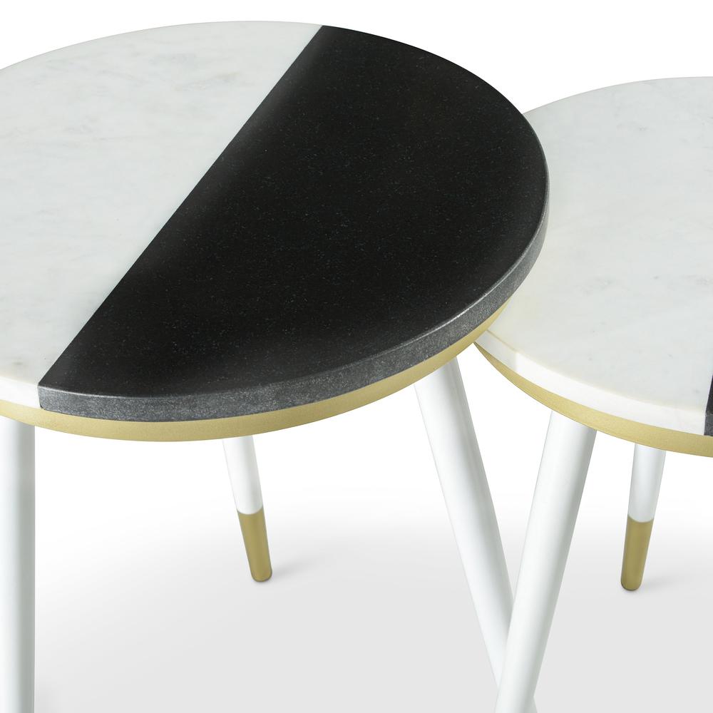 Taj 2-Pack Marble Top Side Tbls. Picture 5