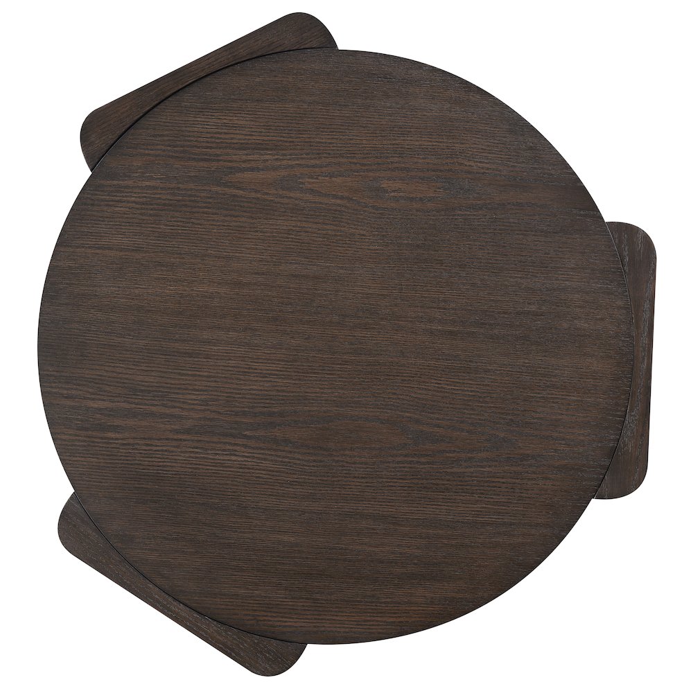 Salina Espresso Round Occasional Set wit. Picture 10