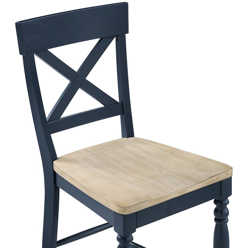 Darcy Blue Counter Chair. Picture 5