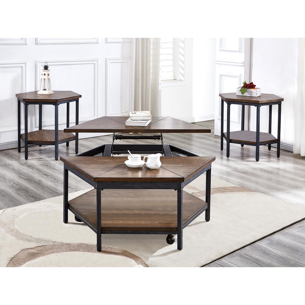 Ultimo Hexagon LiftTop Cocktail. Picture 2