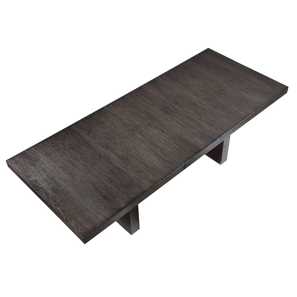 Evan 78-96 inch Dining Table with 18" Leaf. Picture 8