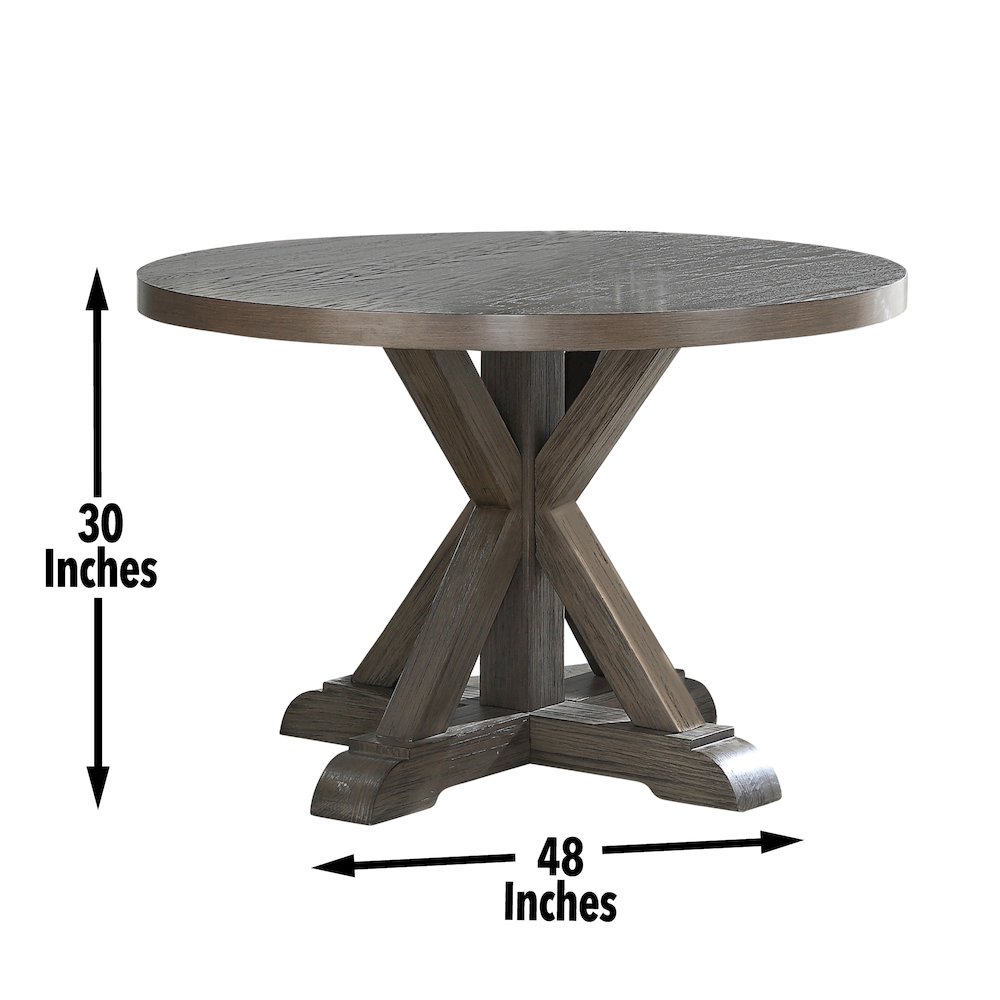 Molly 5pc Dining Set - 48". Picture 11
