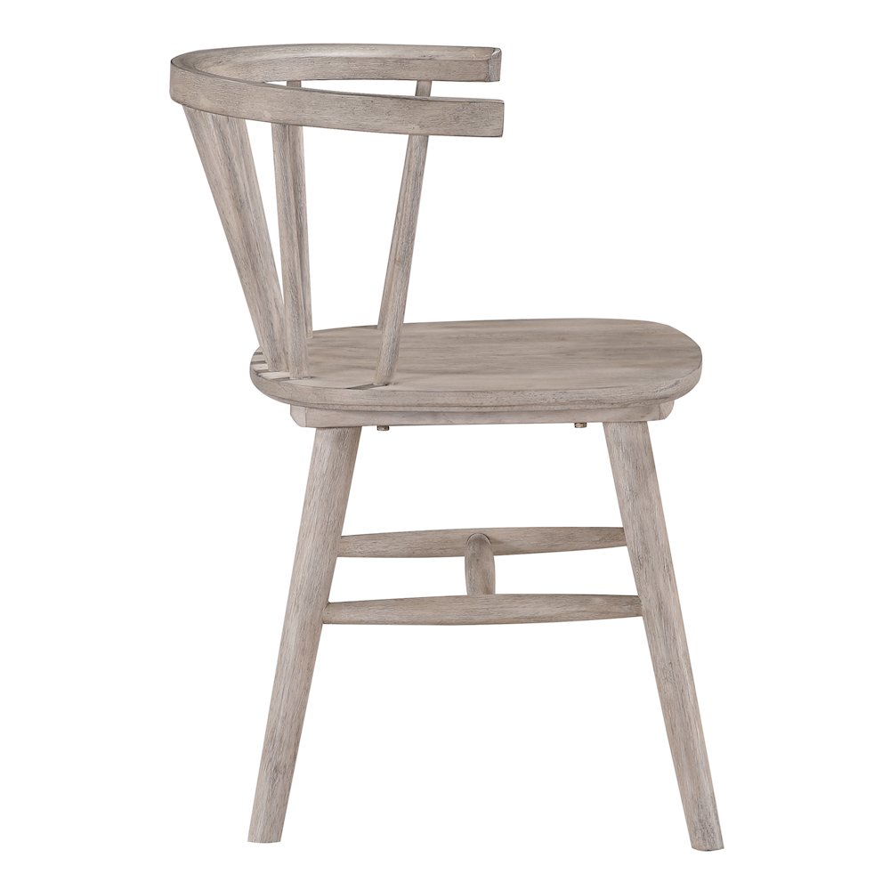 Willow 5-Piece 42" Round Dining Set, Tan. Picture 3