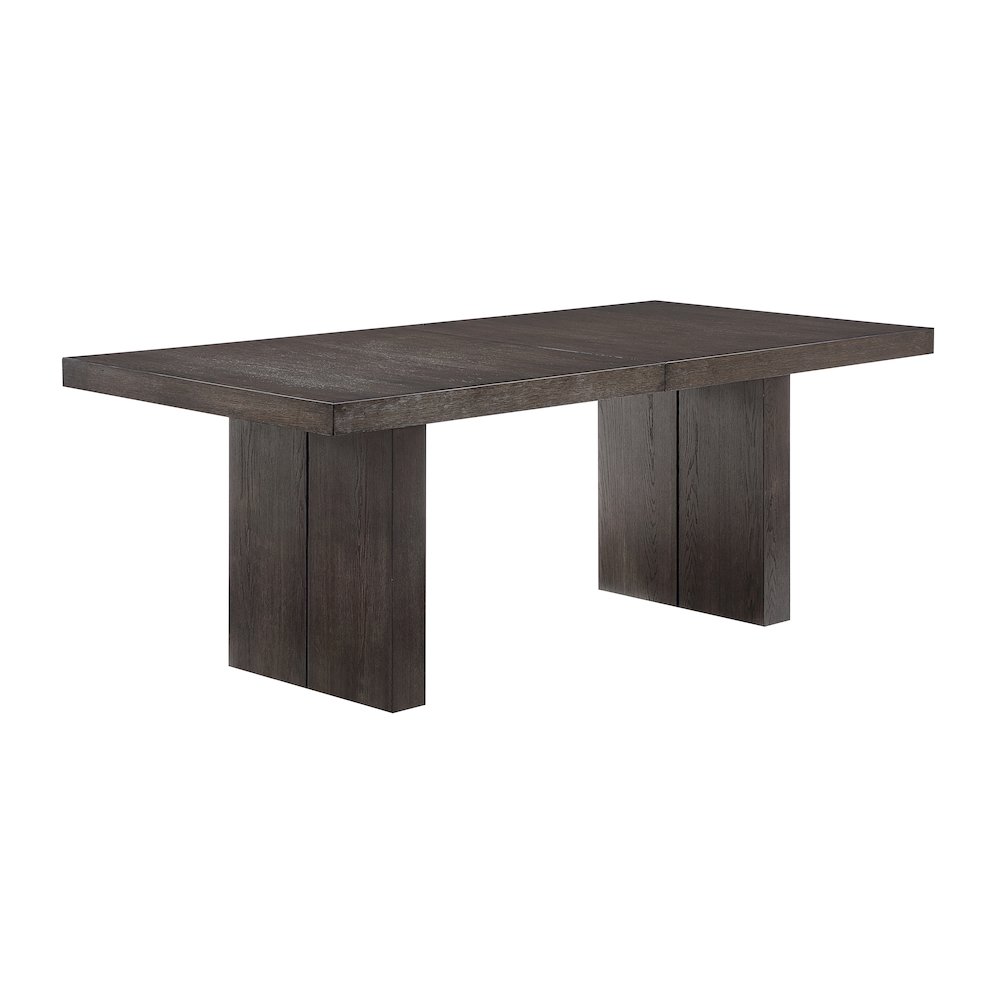 Evan 78-96 inch Dining Table with 18" Leaf. Picture 5