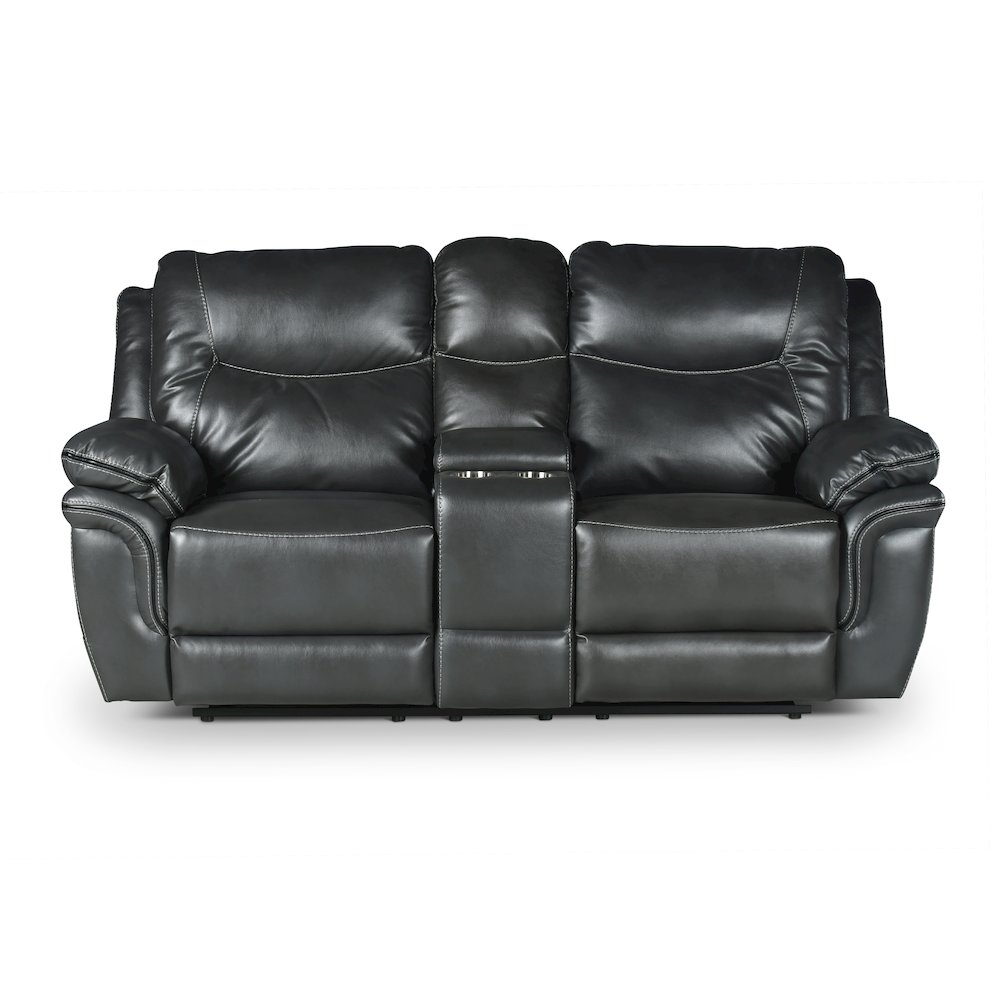 Isabella Console Loveseat Grey. Picture 4