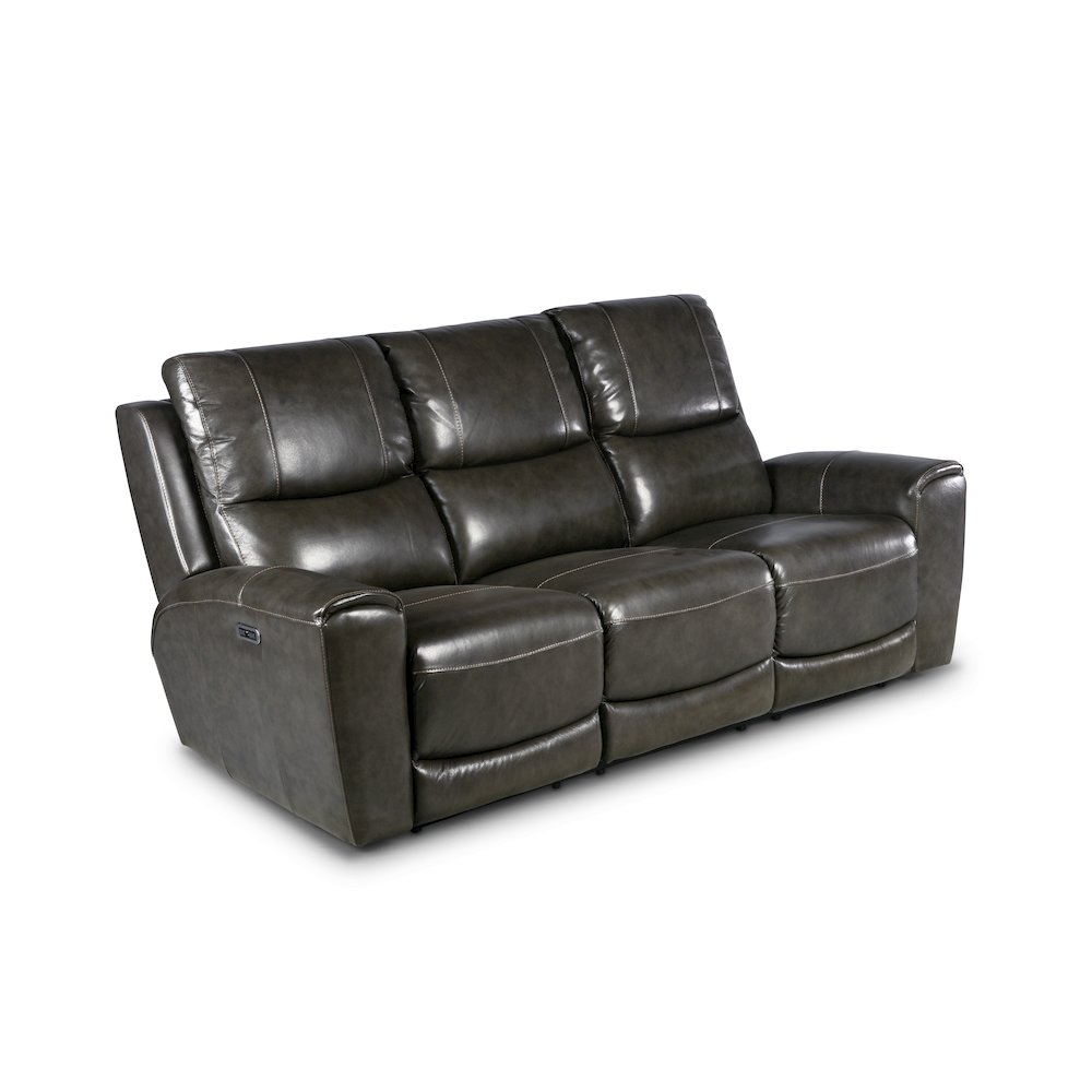Laurel 2pc Power Reclining Grey. Picture 2