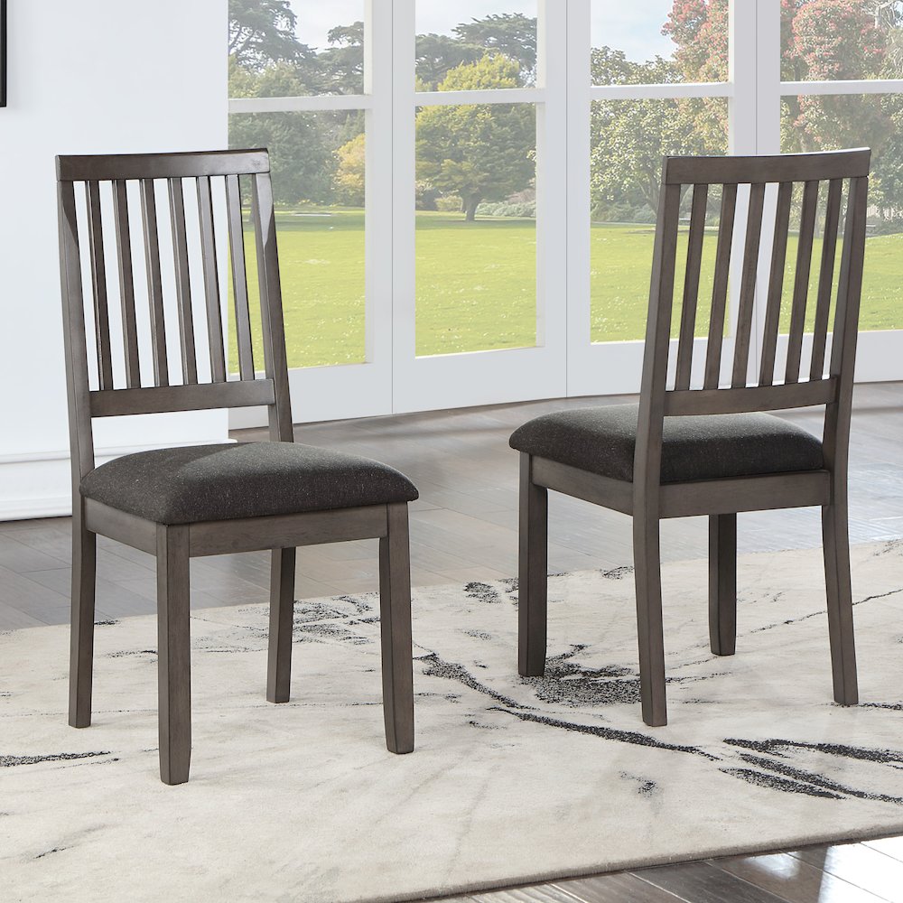 Yorktown 5pc Dining Set Grey. Picture 7