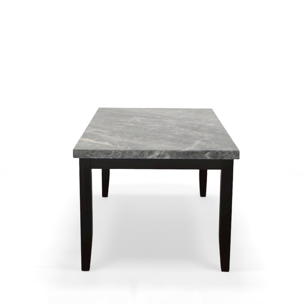 Napoli Gray Marble Top Dining. Picture 2