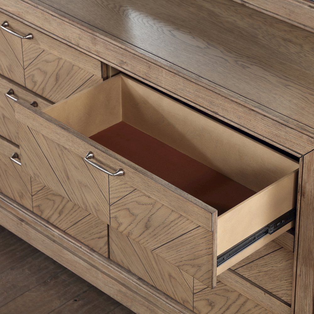 Montana Dresser and Mirror, Sand. Picture 10