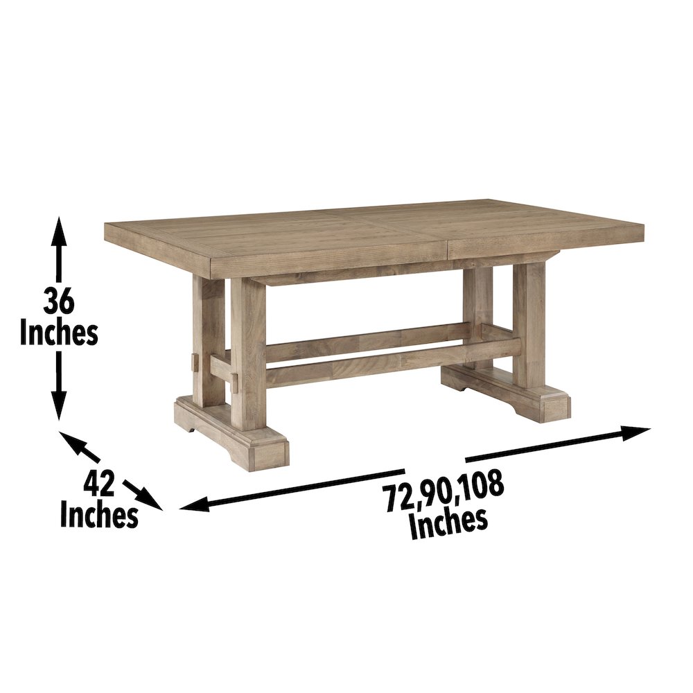 Napa Counter Table with 2-18 inch leaves. Picture 11