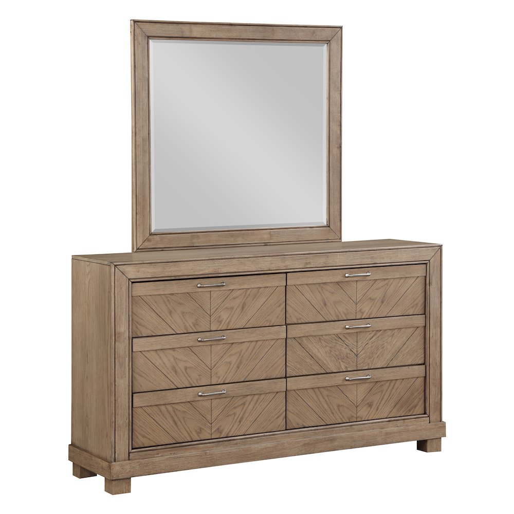 Montana Dresser and Mirror, Sand. Picture 1