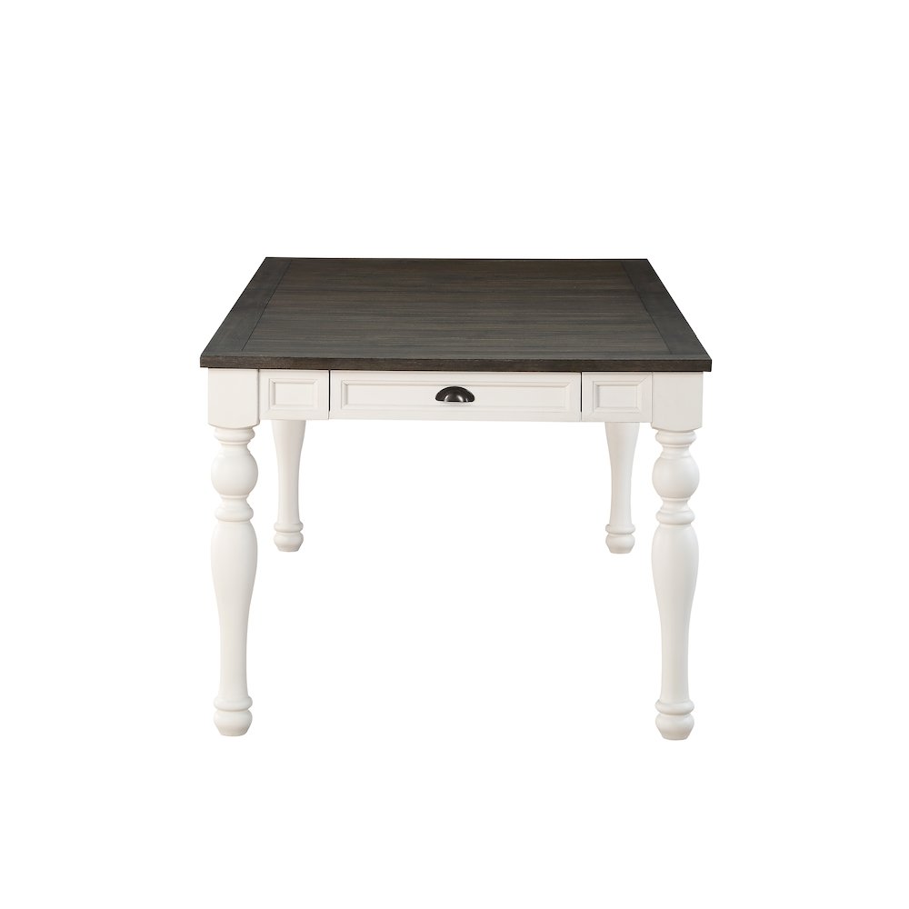 Joanna Two tone 7pc dining w bench. Picture 3