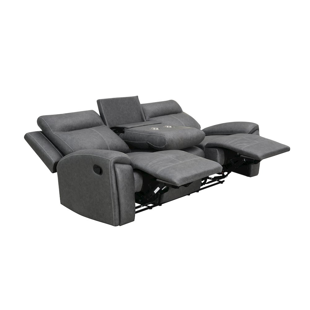 Gaston Manual Reclining Sofa. Picture 2