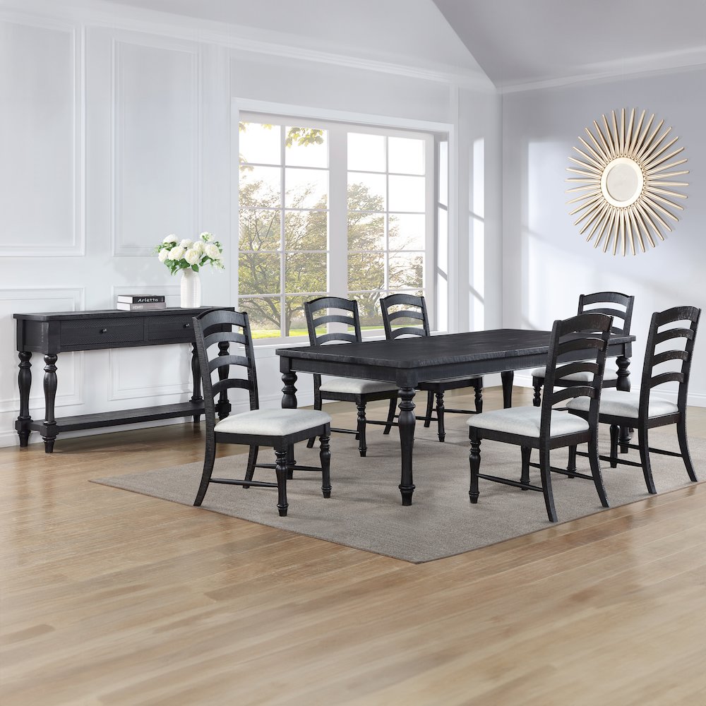 Odessa 7-Piece Dining Set (Table & 6 Side Chairs). Picture 6