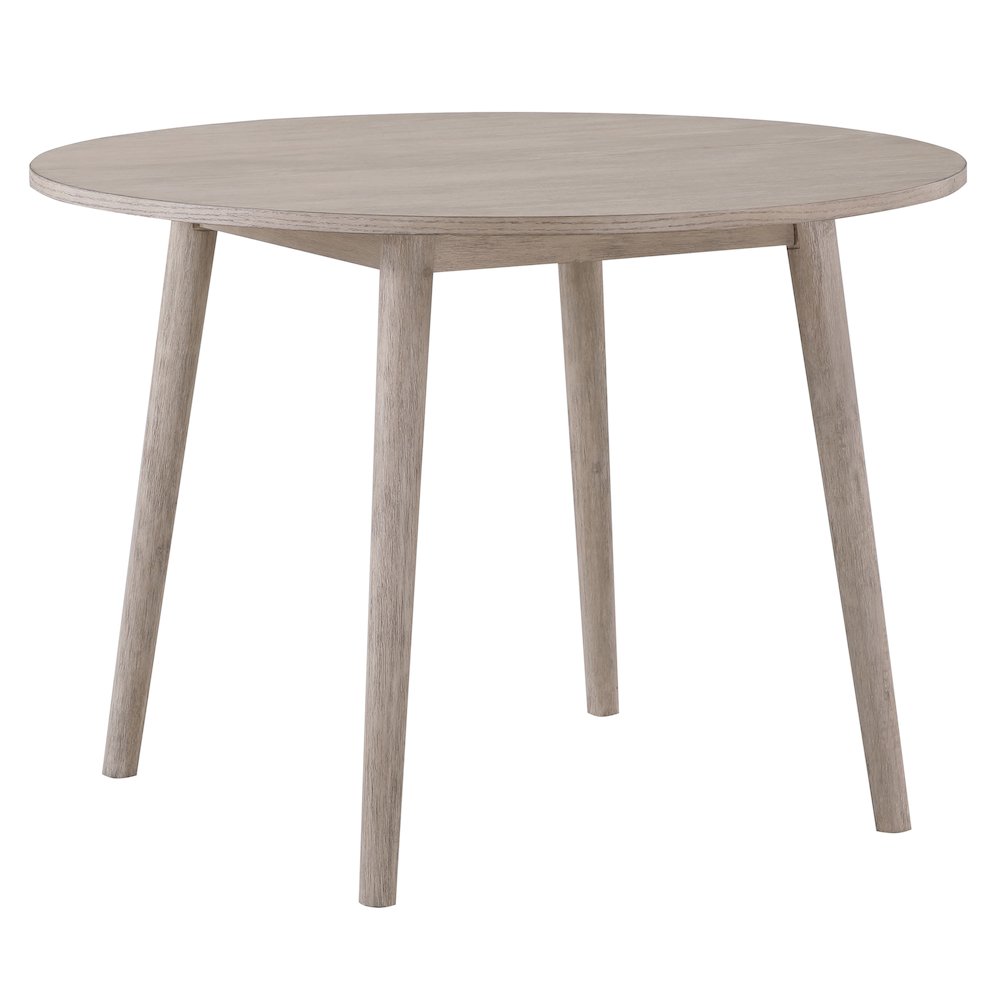 Willow 42" Round Dining Table, Tan. Picture 1