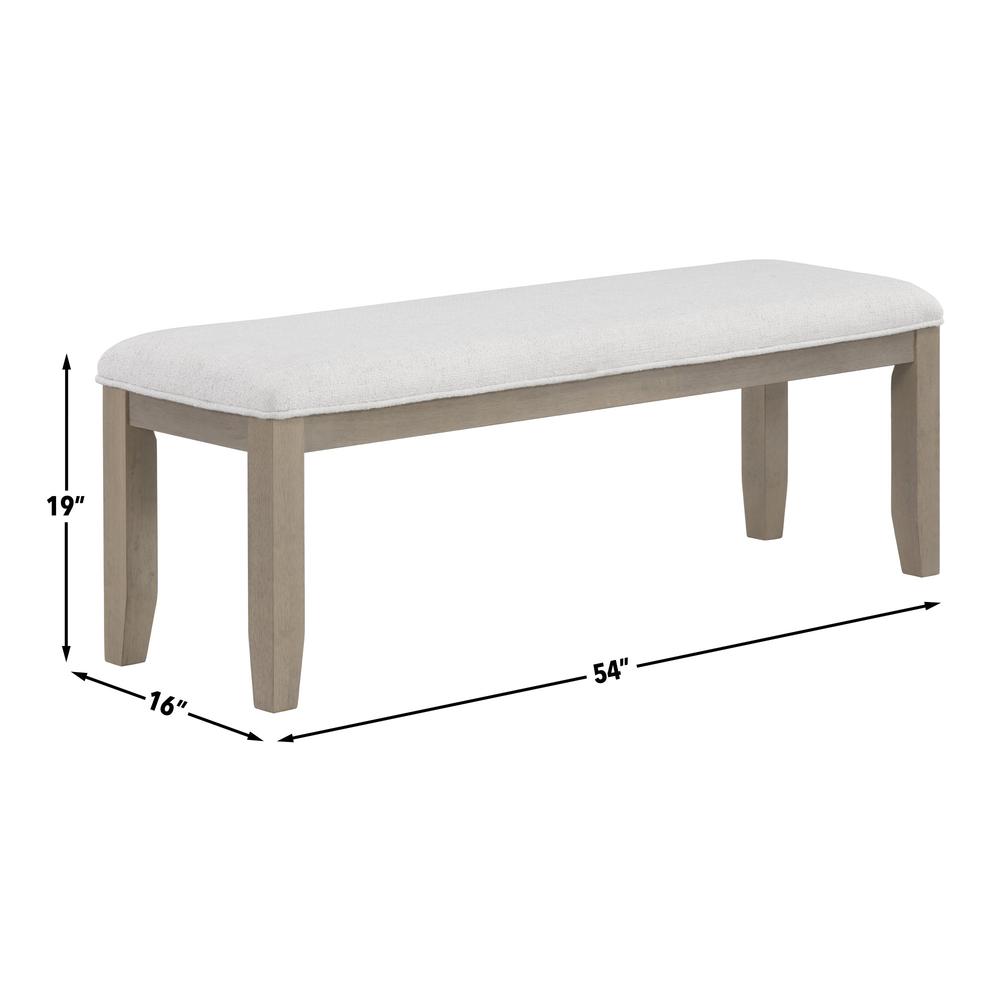 Lily Dining Bench. Picture 4