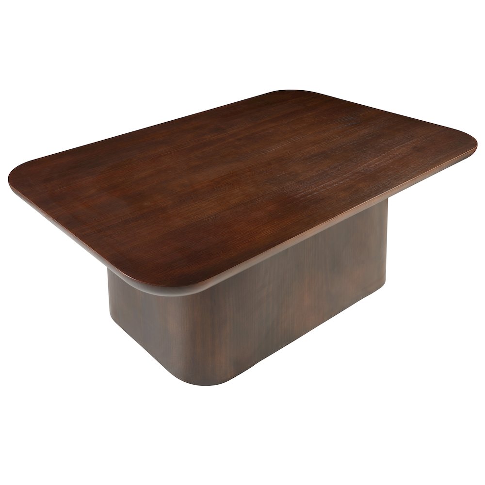 Hunter 48" Solid Wood Rectangular Coffee Table. Picture 3