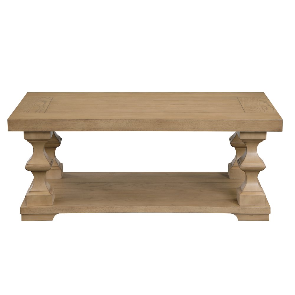 Dory Coffee Table with Casters, Sand. Picture 1