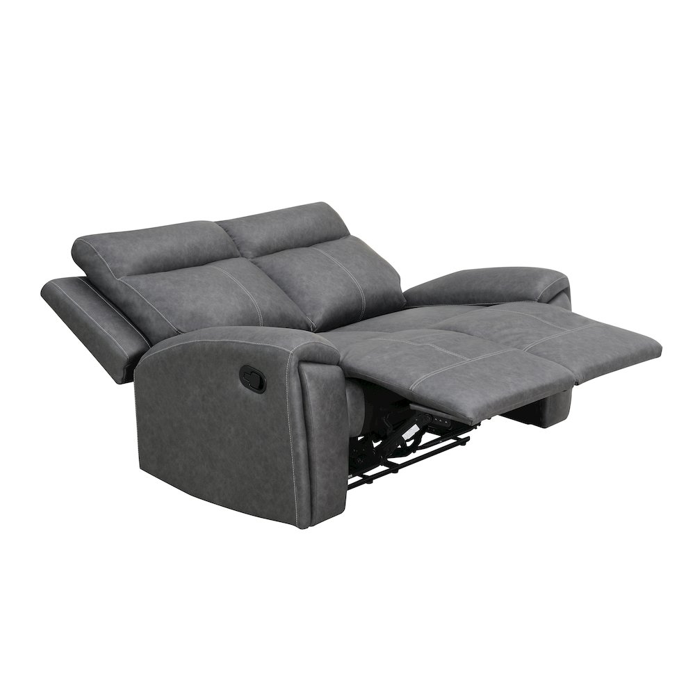 Gaston Manual Reclining Loveseat. Picture 2