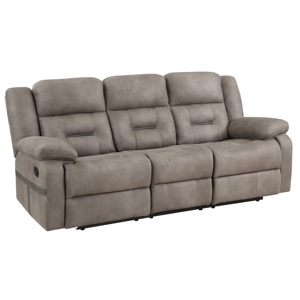 Abilene Tan Manual Sofa. Picture 1